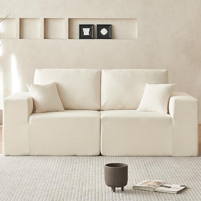 INGEROOM 79" Cloud Couch, Loveseat Sofa - Image 8