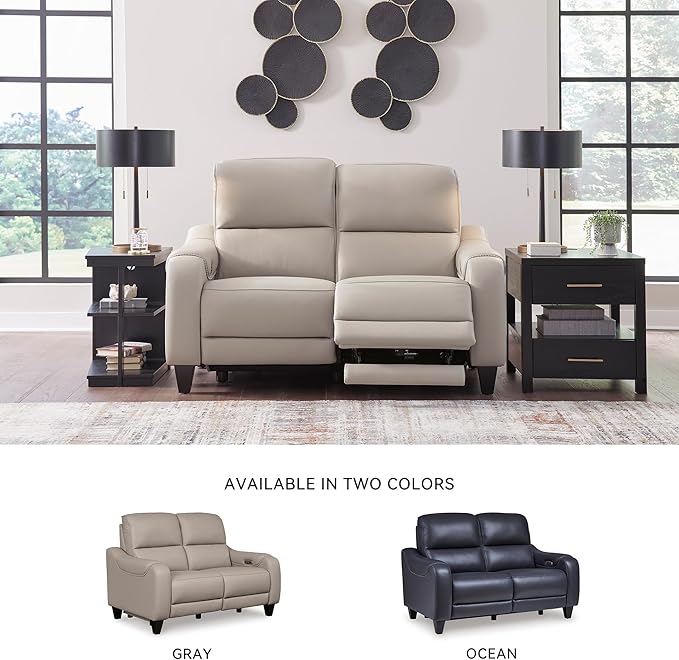 Signature Design by Ashley Mercomatic Casual Leather Match Wall Hugger Power - Image 7