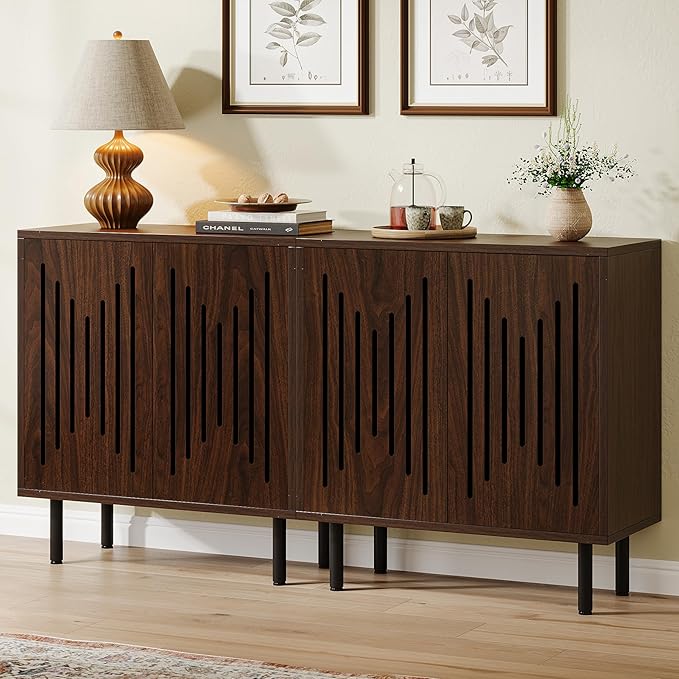 Tribesigns Set of 2 Sideboard Buffet - Image 3