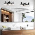 KOCUUY Black Bathroom Mirror 60"x24", Large Vanity Mirror by KOCUUY