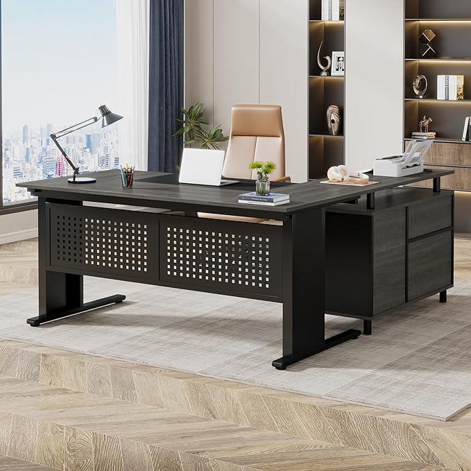 Tribesigns 63 Inch Executive Desk by Tribesigns