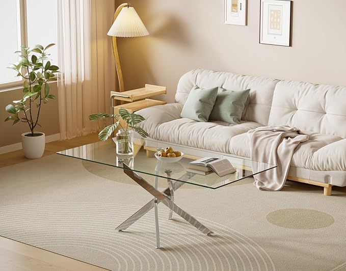 Tempered Glass Coffee Table - Image 5