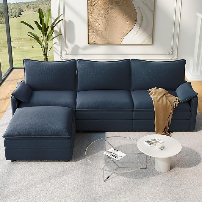 Vesgantti 108" Modular Sectional Sofa, Comfy Cloud Couch by Vesgantti