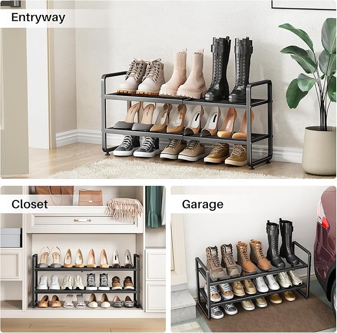 Shoe Rack - Expandable Shoe Organizer - Image 8