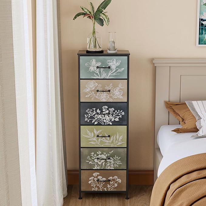 Tohomeor Vintage Dresser Vertical Nightstand - Image 4