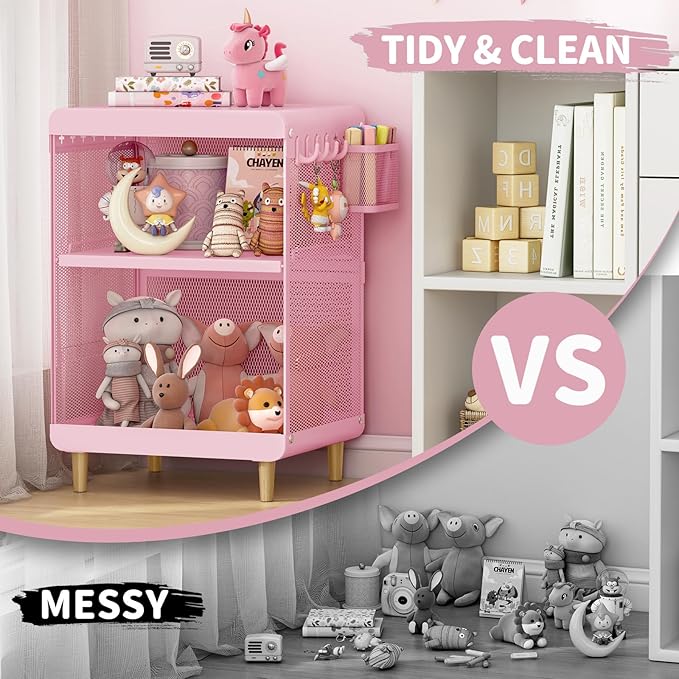 Kids Nightstand, Kids Bedside Table, Teen Girls Night Stand, Toddler Night Stand - Image 5