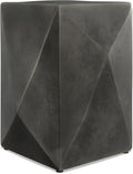 SIMPLIHOME Danner Metal Side Table in Graphite, 14-inch Round, Cast Aluminum by SimpliHome