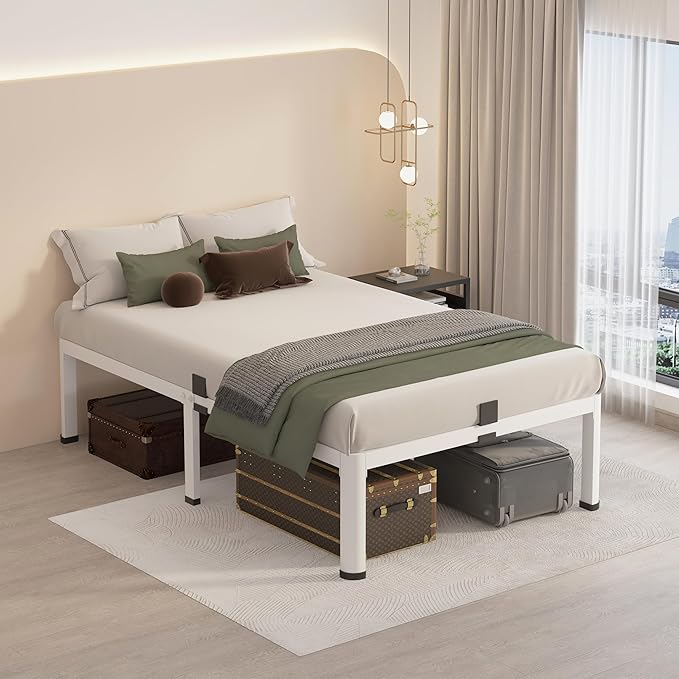 MAF 18 Inch Twin Bed Frames White - Image 4