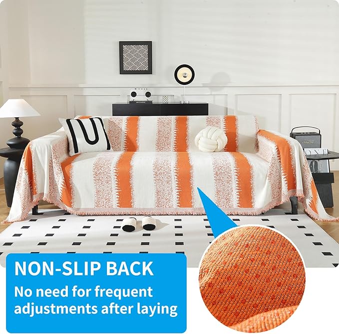 LUFEIJIASHI Boho Couch Covers for Sofa Non Slip Sofa Covers Washable Couch - Image 2