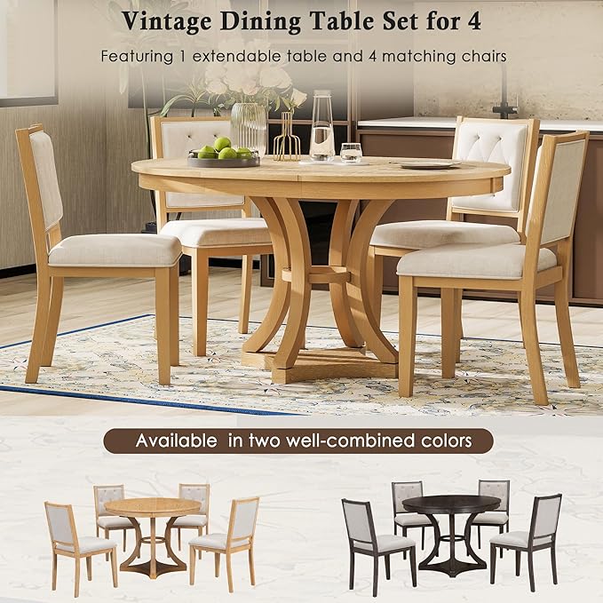 Ball & Cast Retro Dining Table Set - Image 5