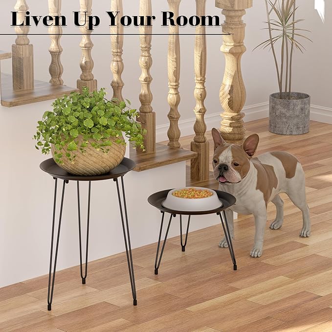 SUEH DESIGN Plant Stand Indoor, Metal Plant Stand Round Plant Table Heavy Duty - Image 5