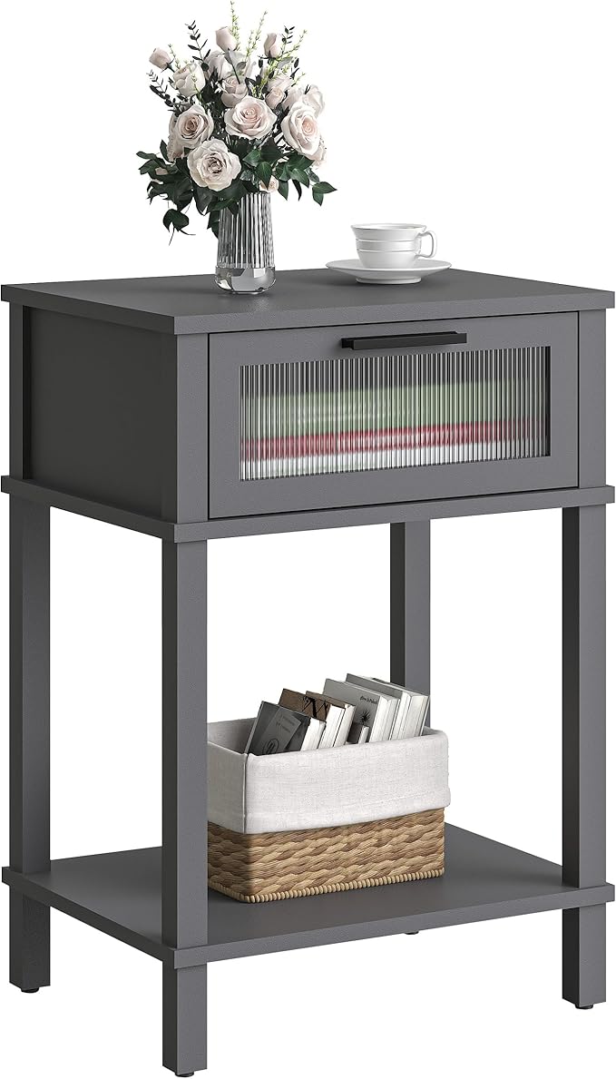 Nightstand Wooden Bedside Table by MMEOLUOOK