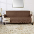 Great Bay Home Medallion Stitched Solid Furniture Protector Stain Resistant by GreatBayHome