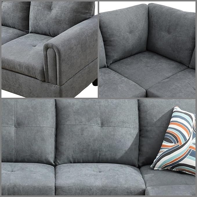 L Shaped Sectional Couches, Modern Modular Sectional Sofa - Image 6