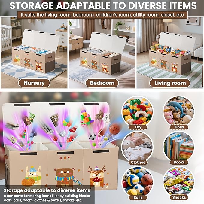 120L Large Toy Storage Box - Image 5