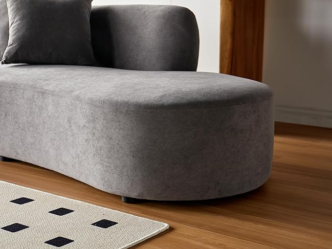 Container Furniture Direct 90" Curved Sofa - Image 6