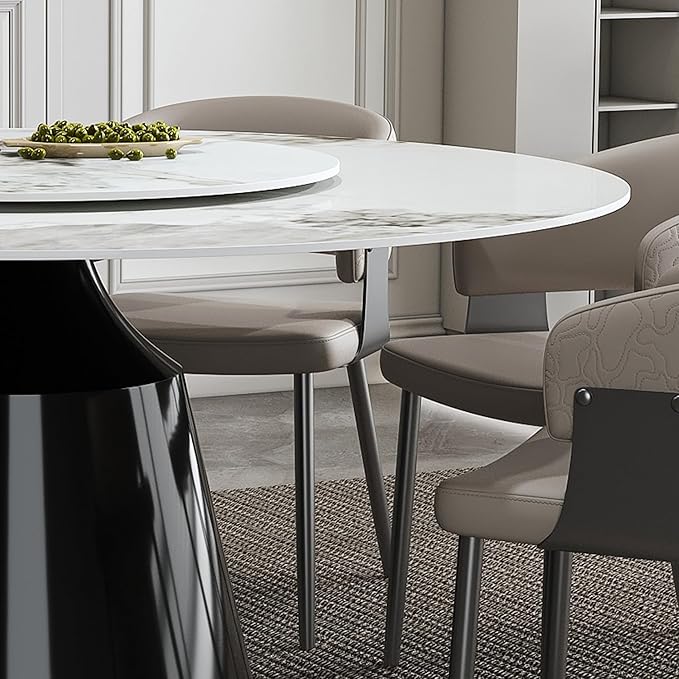 Ball & Cast 7-Piece Dining Set, Faux Marble Table - Image 7