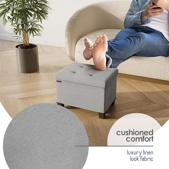 STORAGEBUD Storage Ottoman Cube - Image 7