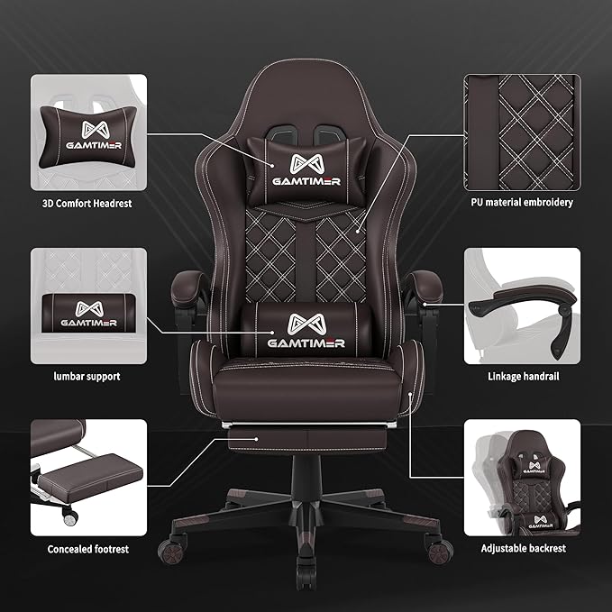 Gaming Chair, 400 lbs Adult Chair, High Back Computer Chair - Image 4