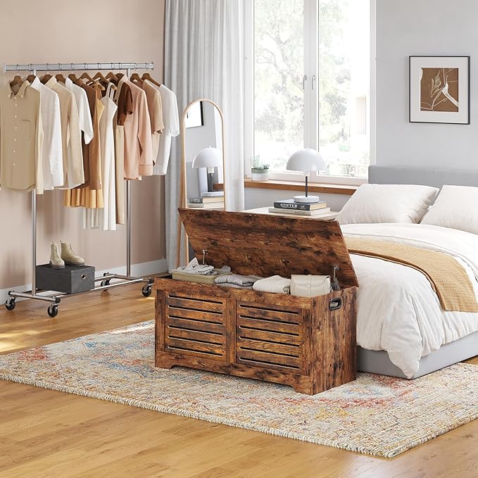 DINZI LVJ Storage Chest, 39.4”Wooden Toy Box - Image 3