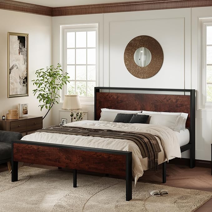 Allewie Full Size Platform Bed Frame - Image 3