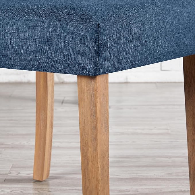 Yaheetech Dining Chairs Set of 6 Fabric Upholstered Dining Room Chairs - Image 9