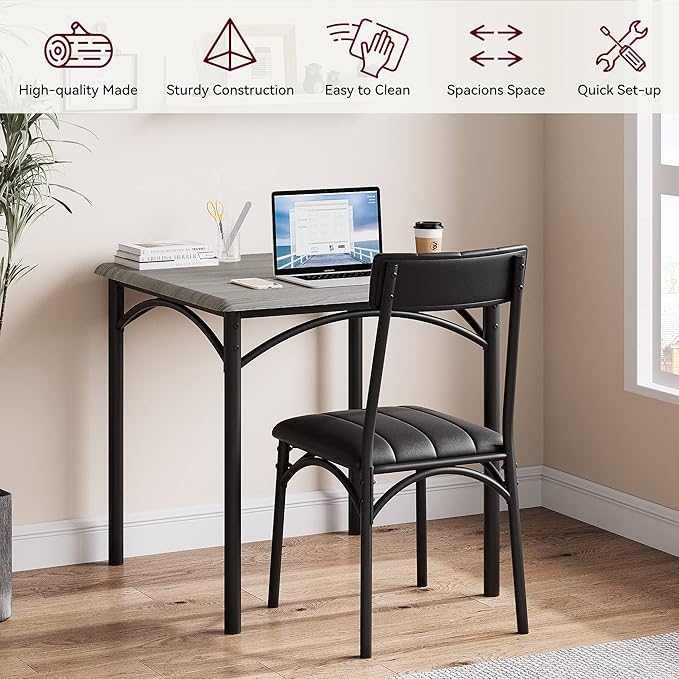GarveeHome Dining Table Set for 2, Kitchen Table - Image 2
