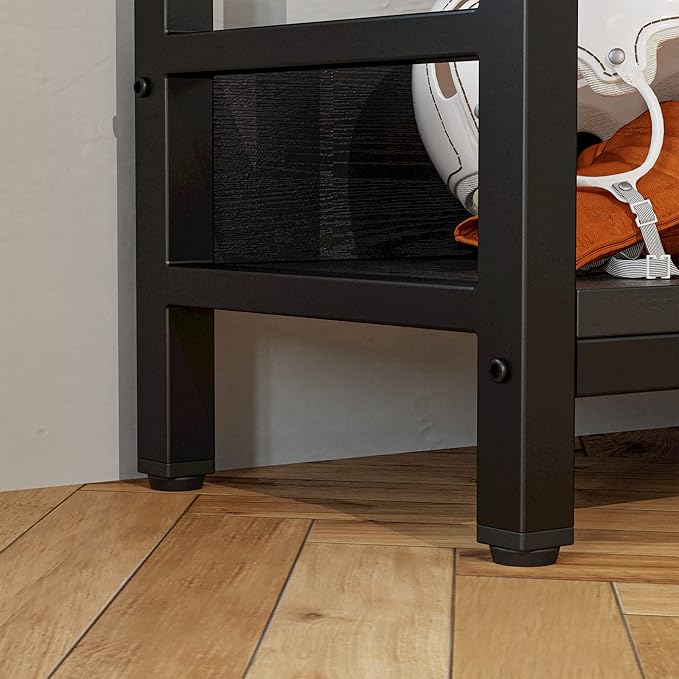 IRONCK Industrial Bookshelves 5 Tiers Corner Bookcases - Image 7