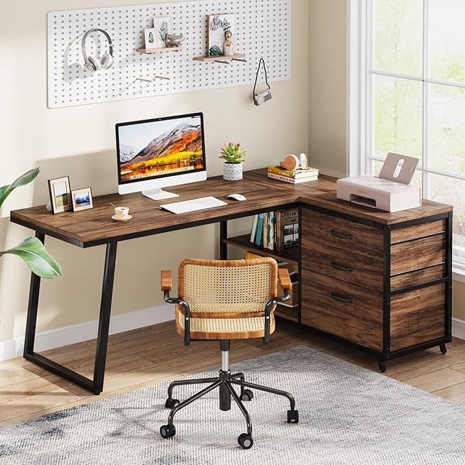 Tribesigns L-Shaped Computer Desk - Image 6