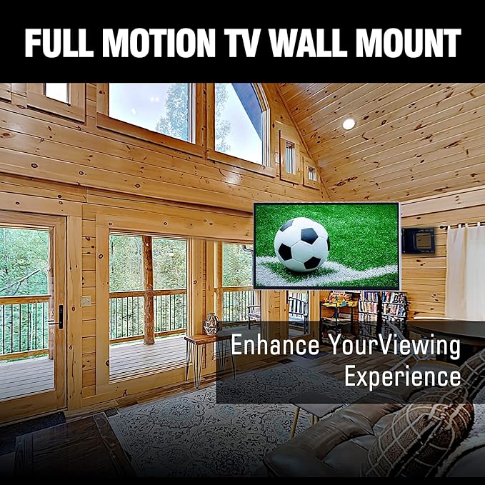 FORGING MOUNT Heavy Duty TV Wall Mount, Dual Articulating Arm Full Motion TV - Image 4