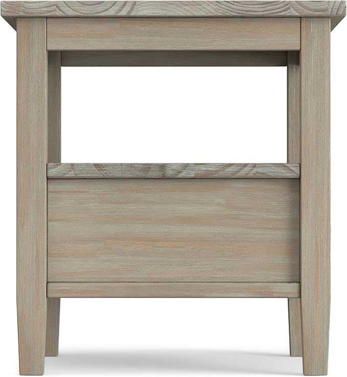 SIMPLIHOME Warm Shaker SOLID WOOD 20 inch Wide Rectangle Transitional End Side - Image 10