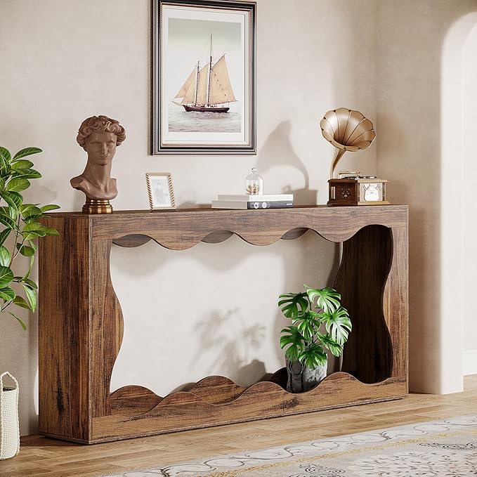 Tribesigns 63 Inches Farmhouse Console Table - Image 8