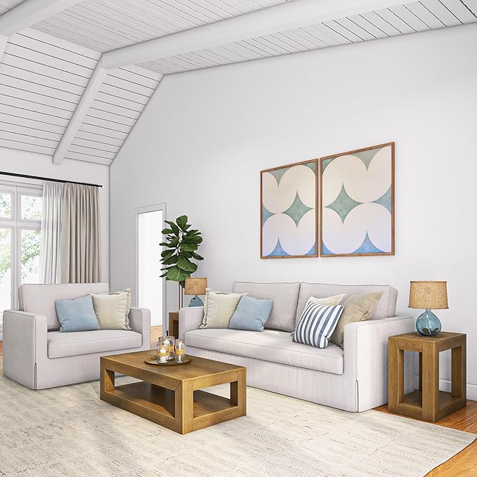Plank+Beam Modern Rectangular Coffee Table - Image 6