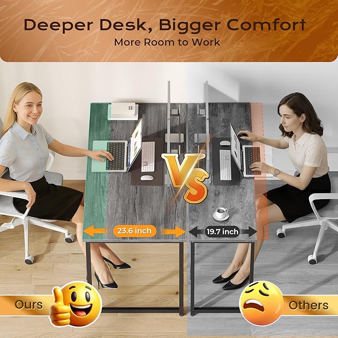 PRAISUN 48 X 24 Inch Computer Desk - Image 4