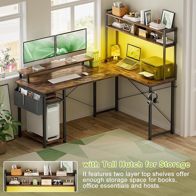 Small L Shaped Gaming Desk - Image 5