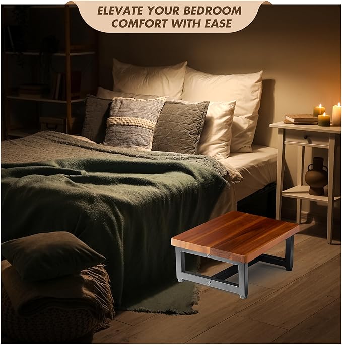 Wooden One Step Stool, Heavy Duty Step Stool - Image 5