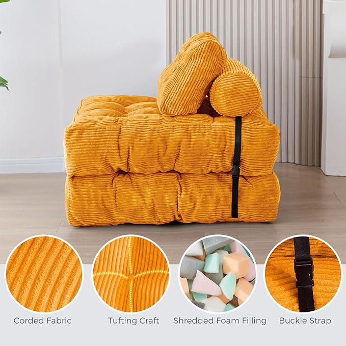 MAXYOYO Folding Sofa Bed, Convertible Sleeper Chair - Image 7