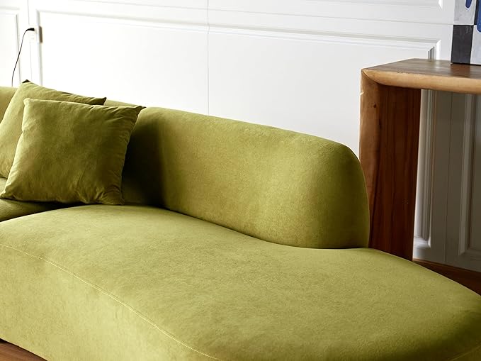 Container Furniture Direct 132" Curved Sofa - Image 3