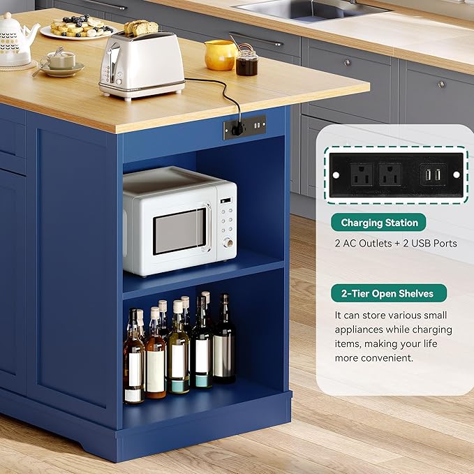 YITAHOME 50" Kitchen Island - Image 7