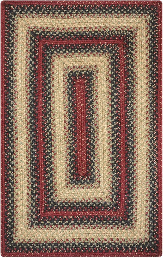 Highland Multicolor Jute Braided Area Rug, 6x9' Rectangle - Image 9