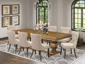 NKSI9-AWA-04 9-Piece Dining Table Set Consists of a Dining Table and 8 Light by LuxebyEastWestFurniture