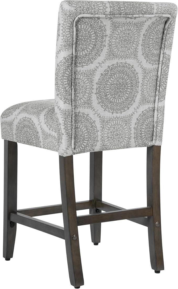 HomePop Upholstered Counter Height Barstool - Image 6