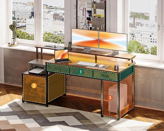 AODK 55 Inch Computer Desk - Image 5