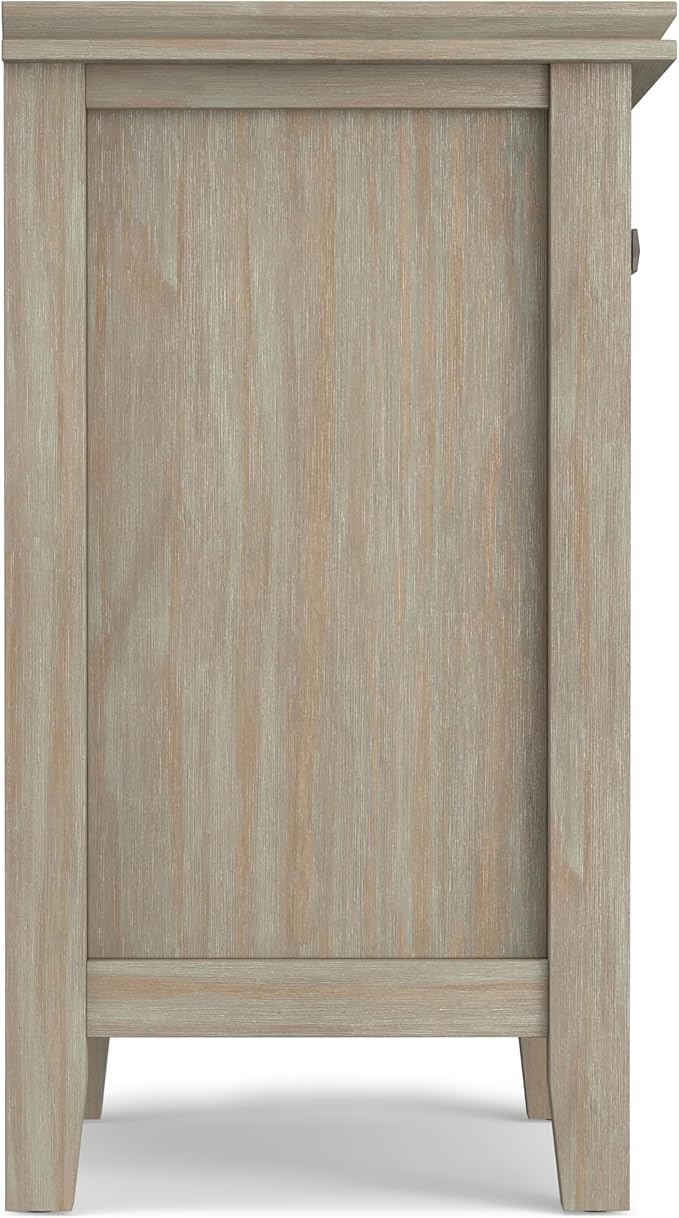 SIMPLIHOME Artisan SOLID WOOD 24 inch Wide Transitional Bedside Nightstand - Image 12