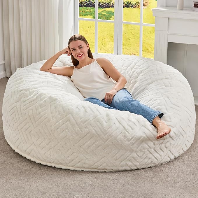 Hobestluk Bean Bag Chairs Adults Beanbag Chair by YourHomeDeservesMore