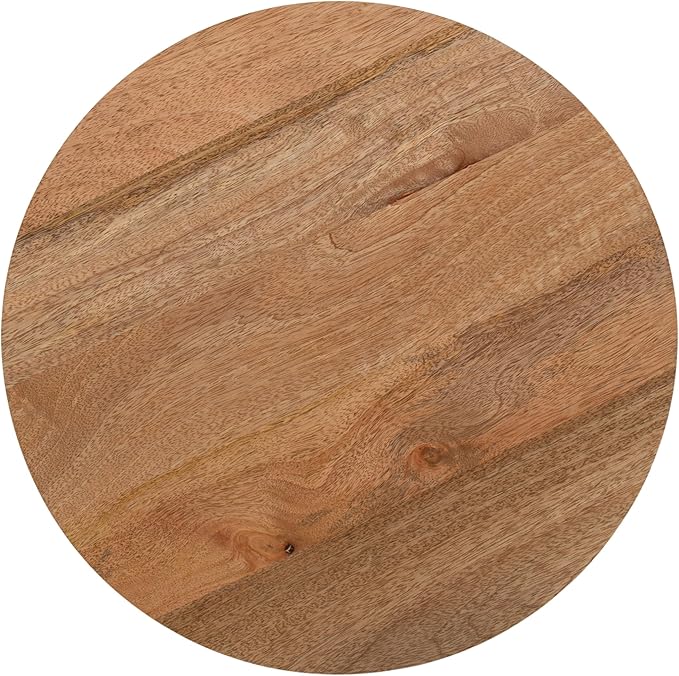 Kate and Laurel Keres Modern Adjustable-Height Round Tripod Side Table - Image 9
