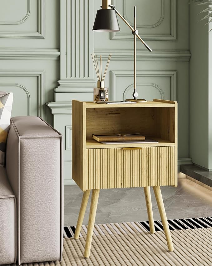 Nightstand, Modern Bedside Table - Image 7