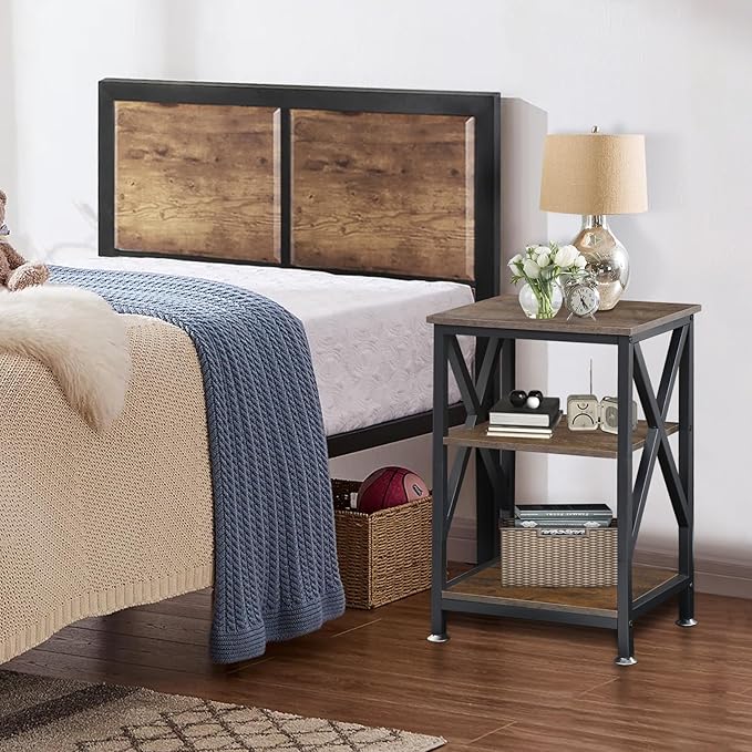 End Tables Living Room Set of 2 Farmhouse, Side Table - Image 9
