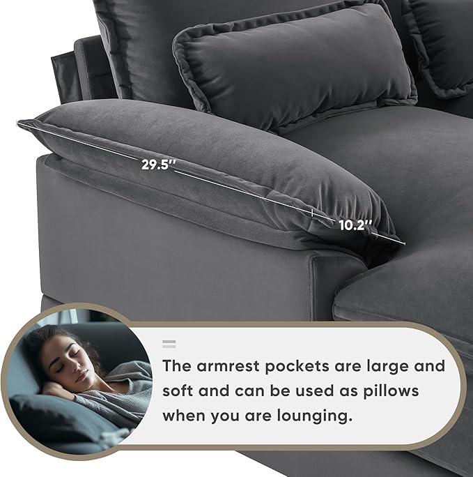 Merax U-Shaped Sectional Sofa - Image 7