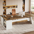 Tribesigns 78" L-Shaped Executive Desk, Large Modern Office Desk by Tribesigns